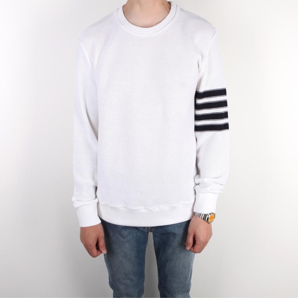 

22SS Thom Browne Knit Armband Raschel Stitch Round White MJT305A07897100