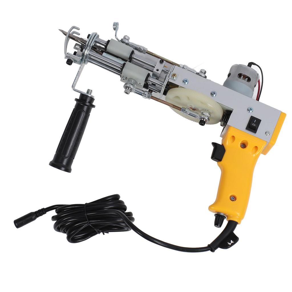 2 In 1 Cut Pile Loop Pile Electric Rug Gun Machine Starter Kit 40 Stitches Per Second DIY Tufting Machine for Beginners