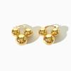 French Minimalist Chic Retro Round Ball Earrings