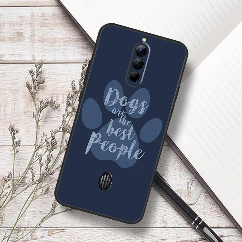 Dog Foot Paw Colorful Pattern Case For ZTE Nubia Red Magic 11 10S 9S 8S 8 9 10 Pro Plus 6 7 6S 7S RedMagic 10 Air Cover
