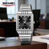 SKMEI 2619 Luxury Watch for Men Casual Mens Stainless Steel Strap Waterproof Quartz Wristwatch Shockproof Watches Reloj Hombre
