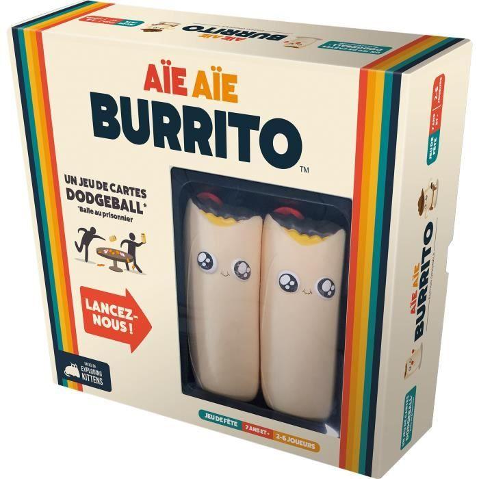Jeu de société - asmodee - aie aie burrito (edition 2022) - ambiance - 3 à 6 joueurs