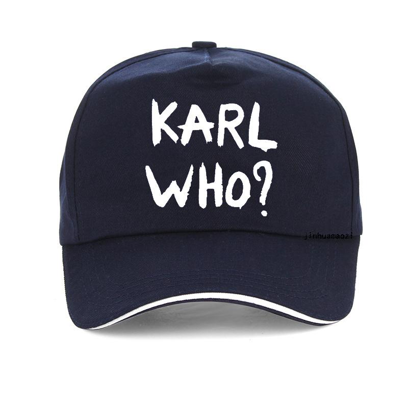 Rolig Unisex Dam Nyhet Sällsynt KARL VEM Tryck Unisex Basebollkeps sommar Ledig Unisex dam justerbar Snapback keps