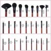 26-teiliges professionelles Make-up-Pinselset - Tierhaarpinsel für Lidschatten, Highlighter, Foundation und Rouge