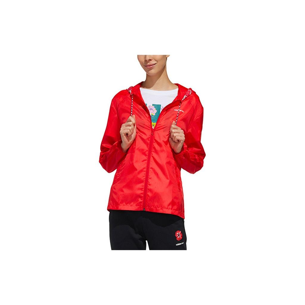 Adidas Neo Sports Jacket Women Outerwear Red EJ7091