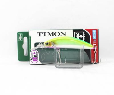 Jackall Timon Tricoroll GT 56 MD-F Pływająca przynęta Parallel Chartreuse (8182)