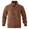 Autumn and Winter Jacket Men's Corduroy Lapel Jacket Men's New American Retro Multi-pocket Tooling Jacket