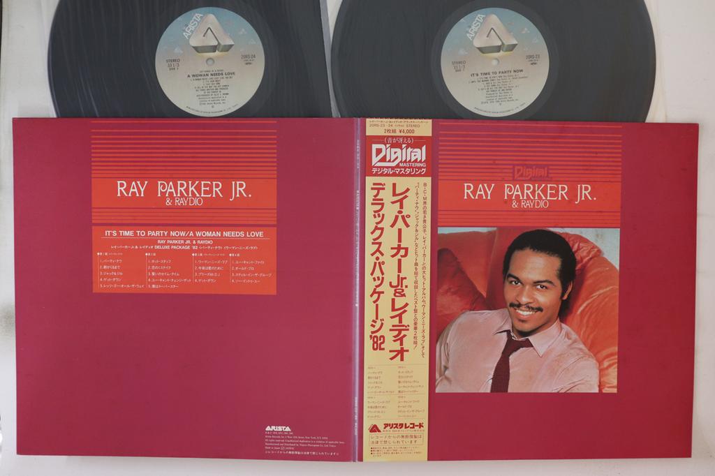 LP Record RAY PARKER JR - Deluxe Package '82 (incl: It's Time 20RS2324 ARISTA 1982 Japan Obi Soul/Funk Used