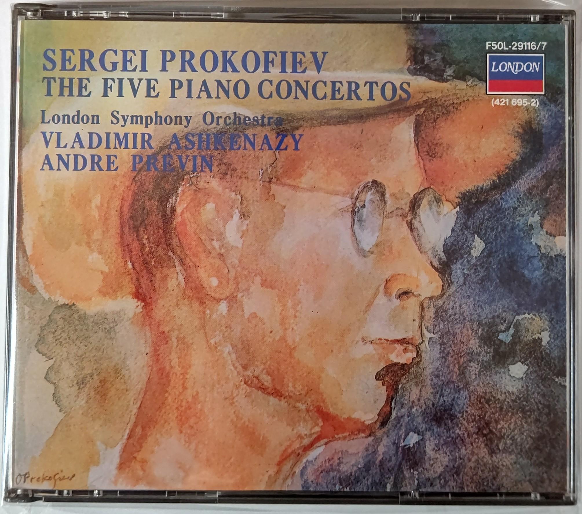 

CD LONDON SYMPHONY ORCHESTRA VLADIMIR Prokofiev Complete Piano Concertos F50L291167 LONDON Japan Classical Used