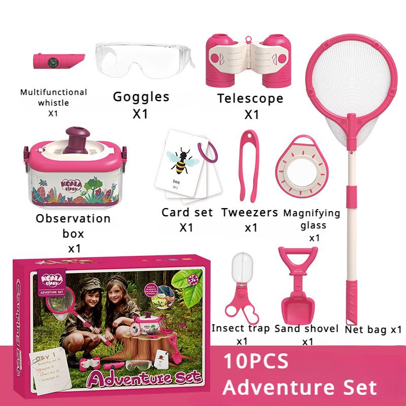 Outdoor Play Tent Toys for Kids Multi-Educational Toddler Outdoor Toys Gift for Girls and Boys, Including Tents, Oil Lamps