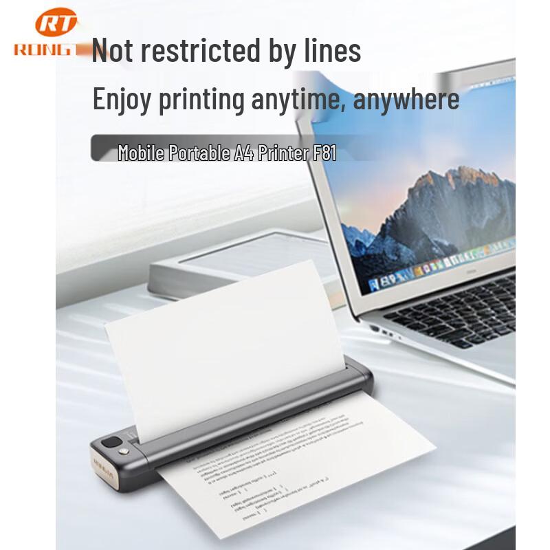 

RONGDA F81 Portable A4 Thermal Printer