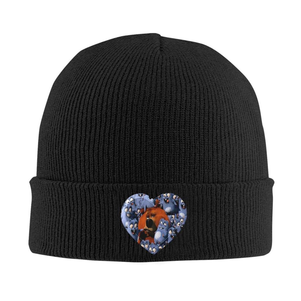 Animation Grizzy And The Lemmings Cartoon Anime Warm Knitted Cap Winter Knit Bonnet Hat Skullies Beanies Hip Hop Caps for Unisex