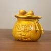 Wood Carving Money Bag Ornament for Gifts for The New Year and Housewarming Money Bag Wood Carving Decorative Item