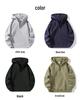 2025 Men's Heavyweight Fleece Hooded Sweatshirt: Autumn/Winter Half-Zip Casual Jacket