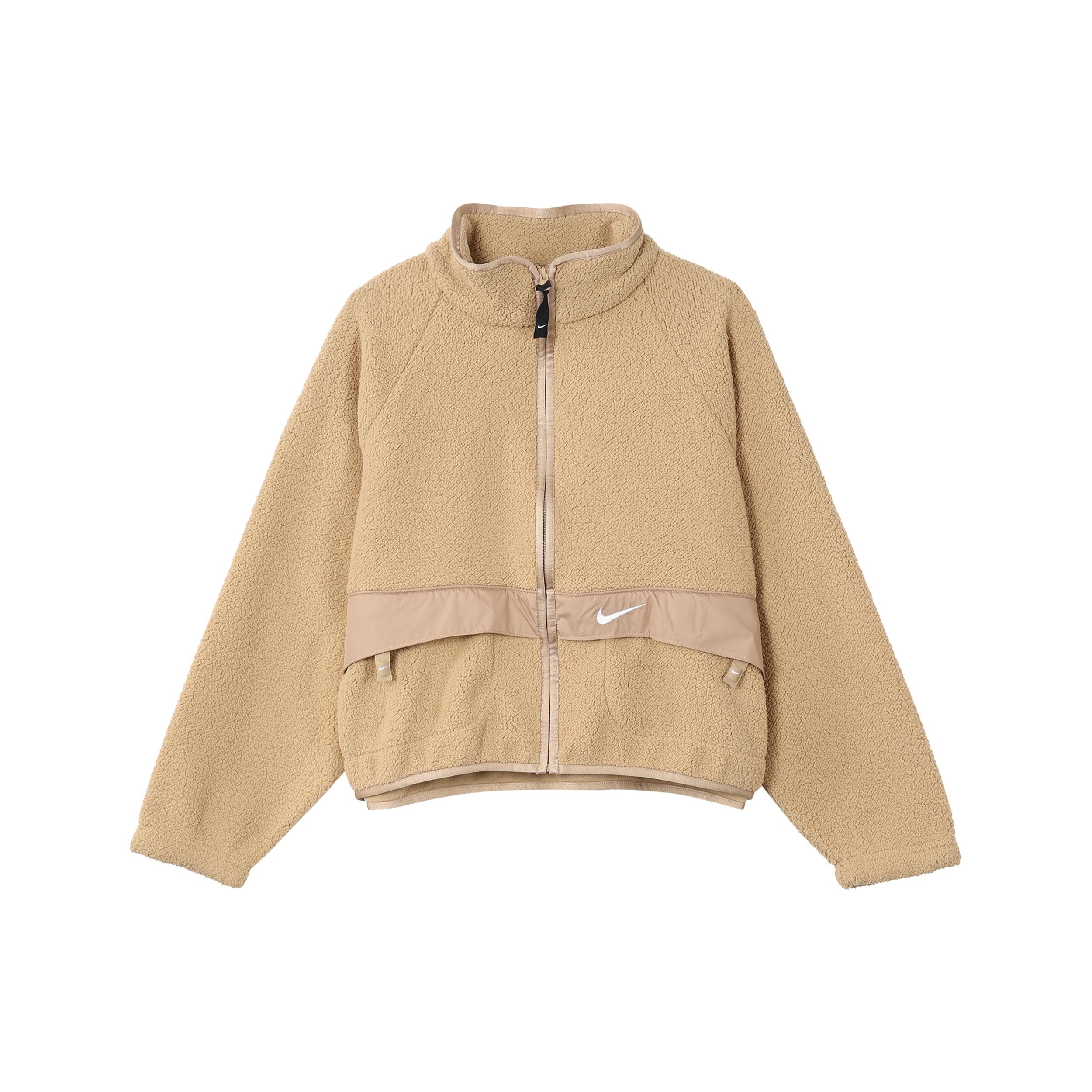 (WMNS) AS W Nike Sportswear ESSNTL SHRPA JKT Jacket HEMP Women s DO7761-200 XL