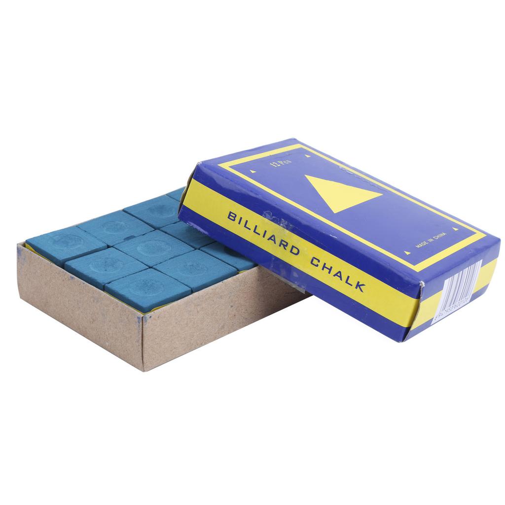 1Box Portable Snooker Billiard Pool Cue Club Head Chalk Noslip Supply Accessories