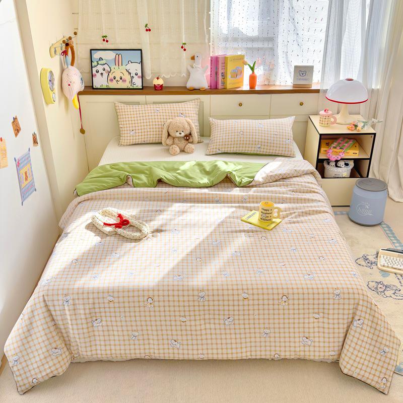 A klasės kūdikių lygio plauta medvilnė ir sojos pluoštas vasarinė vėsinanti antklodė