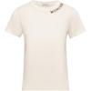 Moncler Womens Logo Textured Solid Color Short Sleeve Casual T-Shirt Women Tops L20938C0000489AJU034