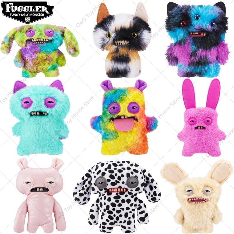 Favorite Toy Unisex Original Fuggler Ugly Teeth Monster Butt Ugly Pets Plush Toys Kawaii Fugglers Dog Cat Cartoon Stuffed Animals Peluche Doll Gift