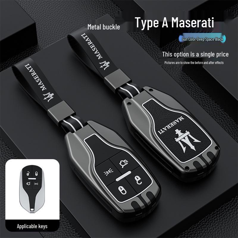 Maserati Ghibli & Levante Key Case with Metal Buckle