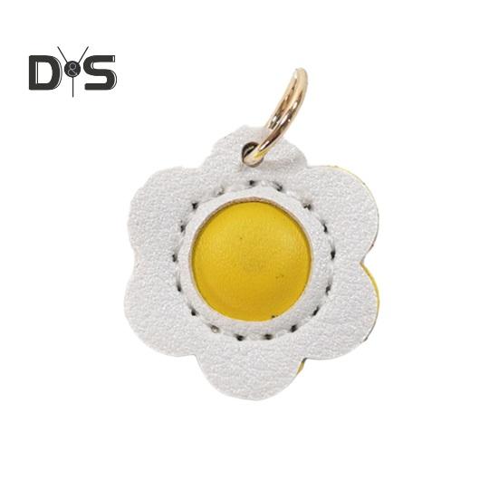 Bag Pendant Keychain Fruit Flower Leaf Shape Charm Keyring Bags Backpacks Phones Imitation Leather Keychain