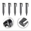 100Pcs Ground Spikes Fixing Pin Landscape Edging Stakes Garden Lawn Mower Peg Landscape Edging Stakes Easy to Use