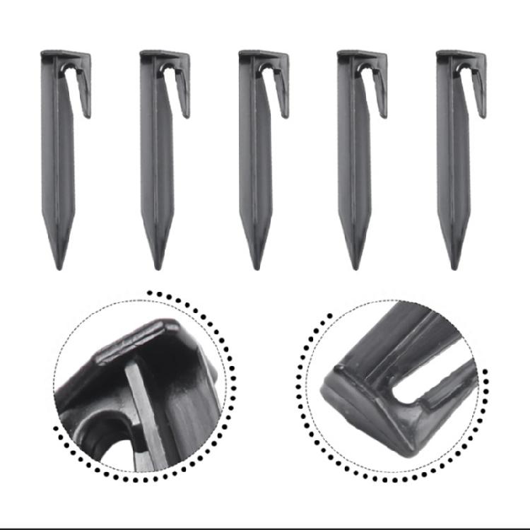 100Pcs Ground Spikes Fixing Pin Landscape Edging Stakes Garden Lawn Mower Peg Landscape Edging Stakes Easy to Use