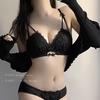 Female Spring and Summer Sexy Lace Small Chest Gathers No Underwire Flat Chest Special Underwear
