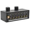 QH 06 6 Vstupní 1 výstupní audio přepínač 6 v 1 výstupní audio signálový selektor přepínač přepínač výběru zdroje Telefon