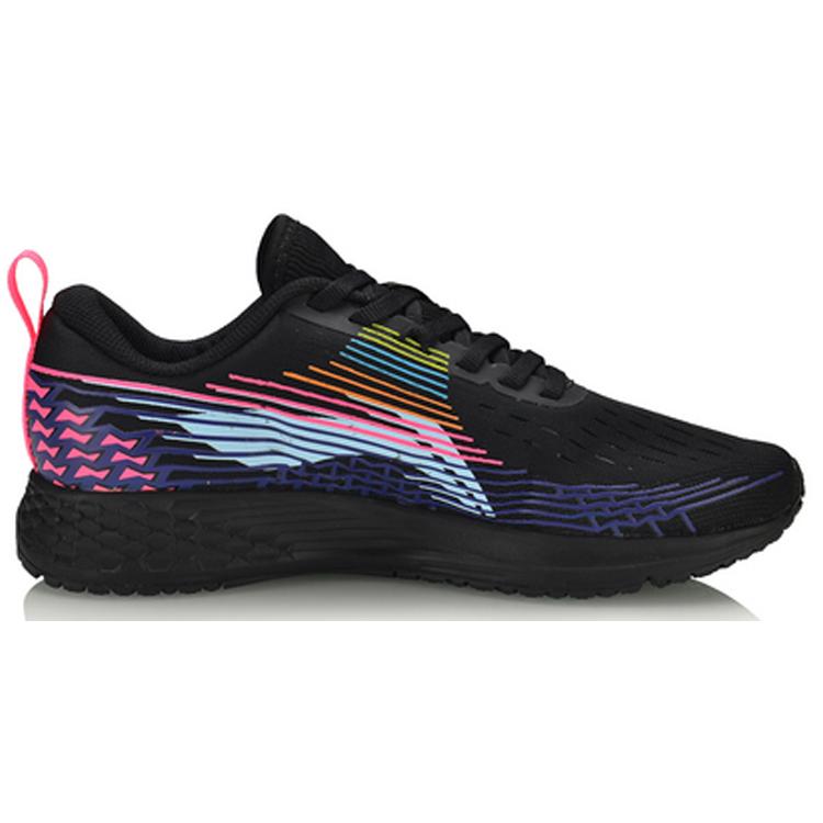 New LiNing Red Hare 4 Low-Top Running Shoes Women's Black Multicolor Lightweight ARBP046-12