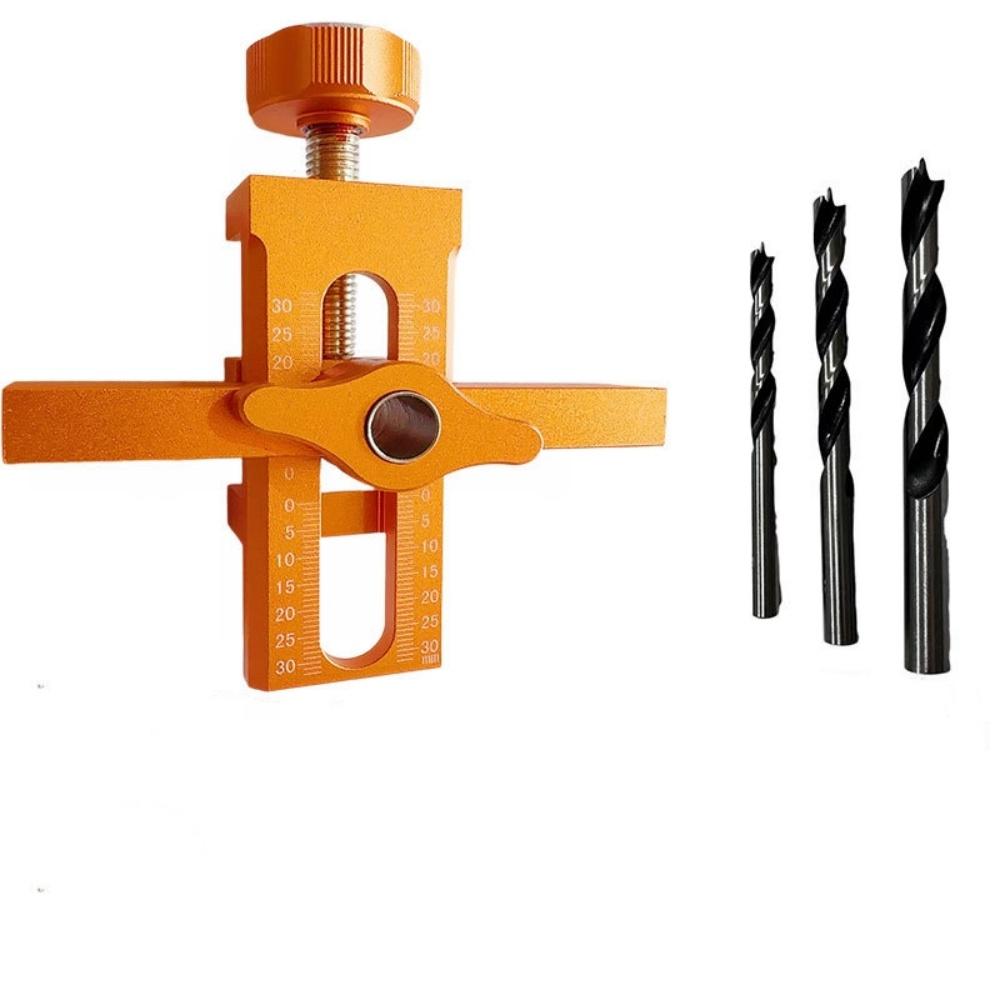2 In 1 Cabinet Door Installation Positioner Hole Opening Tool Adjustable Aluminum Alloy Cabinet Portable Cabinet Mount Locator