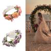 Bridal Flower Crowns For Wedding Floral Garland Crowns Hair Wreath Boho Flower Headbands Women Bridal Floral Headbands
