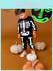 Autumnwinter 2025 Halloween Print Luminous Pajama Set For Small Medium Kids