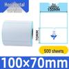 Self-Adhesive Thermal Barcode Stickers for Milk Tea & Supermarket Scale