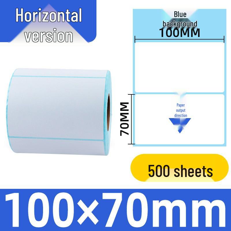 Self-Adhesive Thermal Barcode Stickers for Milk Tea & Supermarket Scale