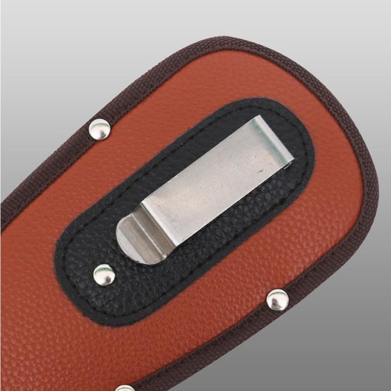 Hand Pruner Pouch and Folding Knife Holder Compact Protective Leather for Case