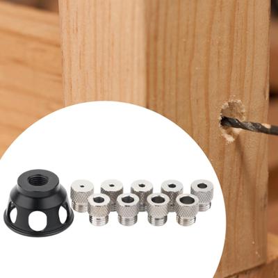 Vertical Drill Guide Doweling Jig Kit Self Centering with Bushing Positioning