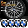 4pcs Car Wheel Center Hub Cap Badge Logo Sticker For BMW M Performance E84 E87 X5 E70 F25 E90 E91 F01 F02 E60 E61 F10 F15 F30 M3 HA4
