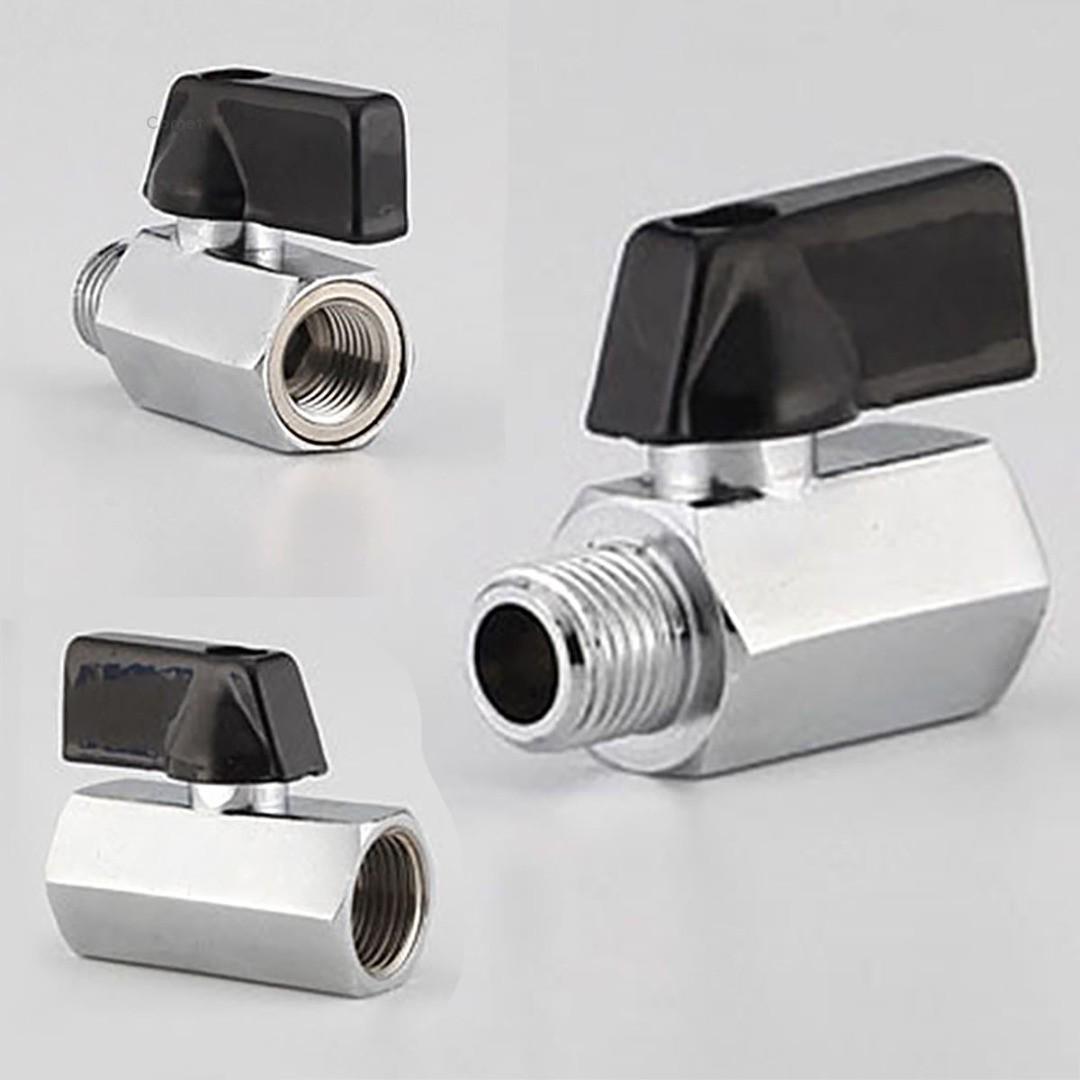 

pdtoweb 1/4 Bsp шаровой клапан с резьбой, кран с наружной и внутренней резьбой для шланга воздушного компрессора, латунная ручка