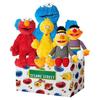 40-45Cm 5Piece Set Sesame Street Doll Plush Toy Birthday Gift Doll Cartoon