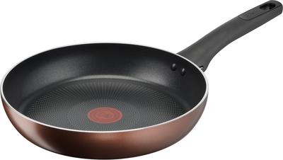 Сковорода Tefal 26 см IH Gas Fire Не содержит вредных веществ, таких как титан Excellence Mocha Frying Brown Совместимо с G17205, PFOA, антипригарное покрытие