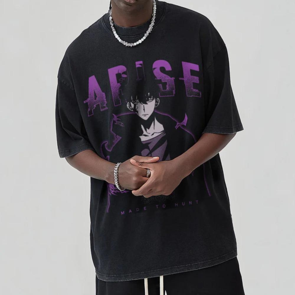 Letní retro tričko s krátkým rukávem Kreslený potisk Móda Neformální Pohodlné Prodyšné Tričko s krátkým rukávem