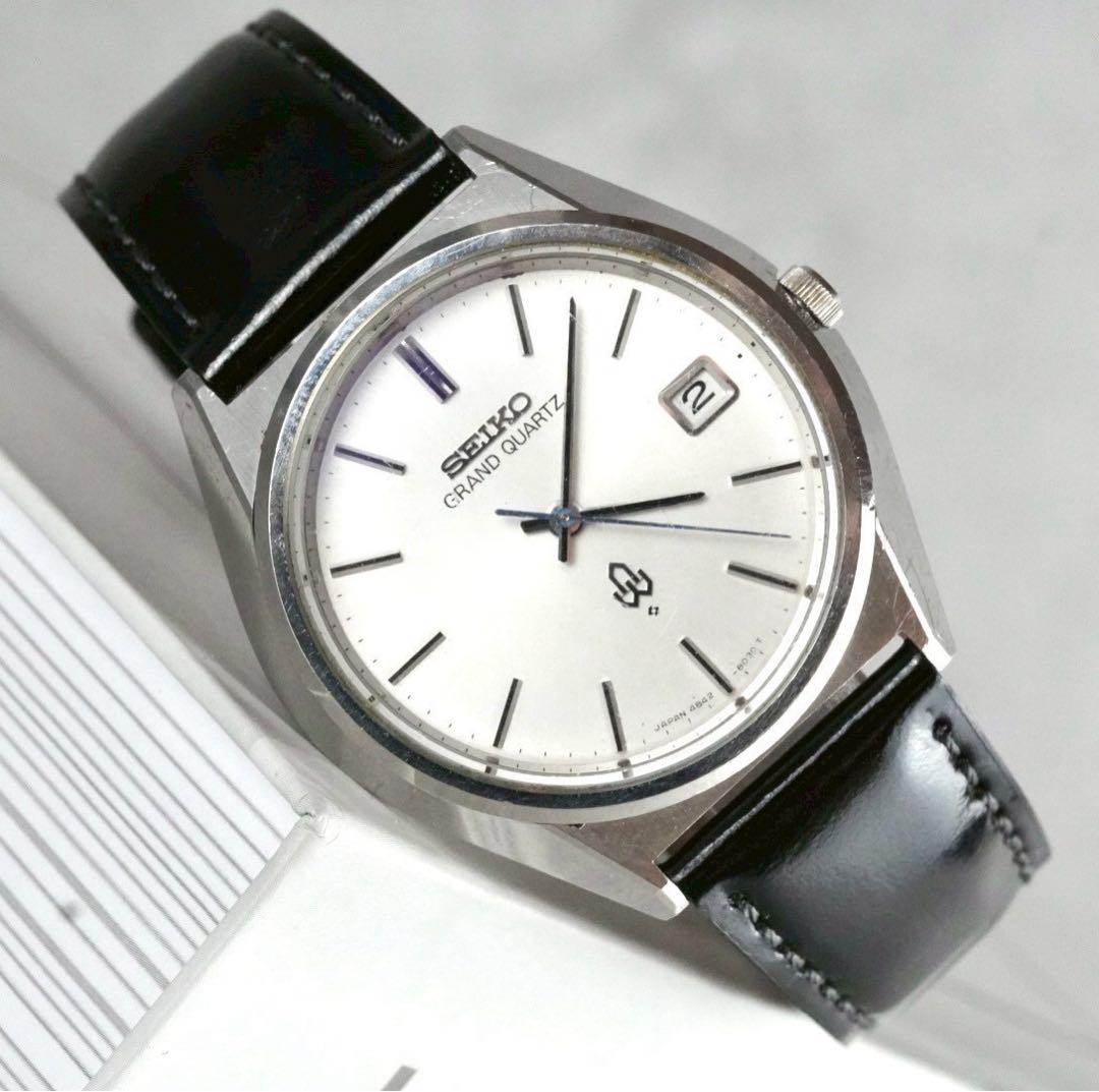 

[USED] SEIKO Grand Quartz 4842-8040 Working Condition Genuine Strap