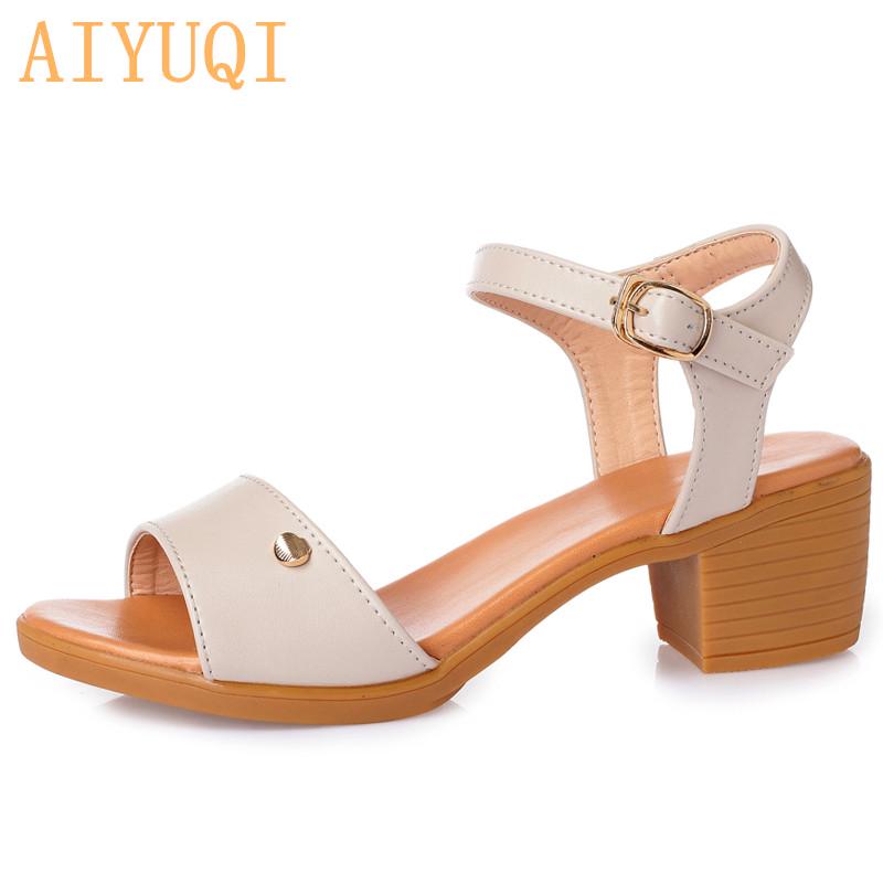 AIYUQI Ladies Sandles 2020 Fashion High Quality Rome Women Sandals Tricolor Summer Sandals For Women