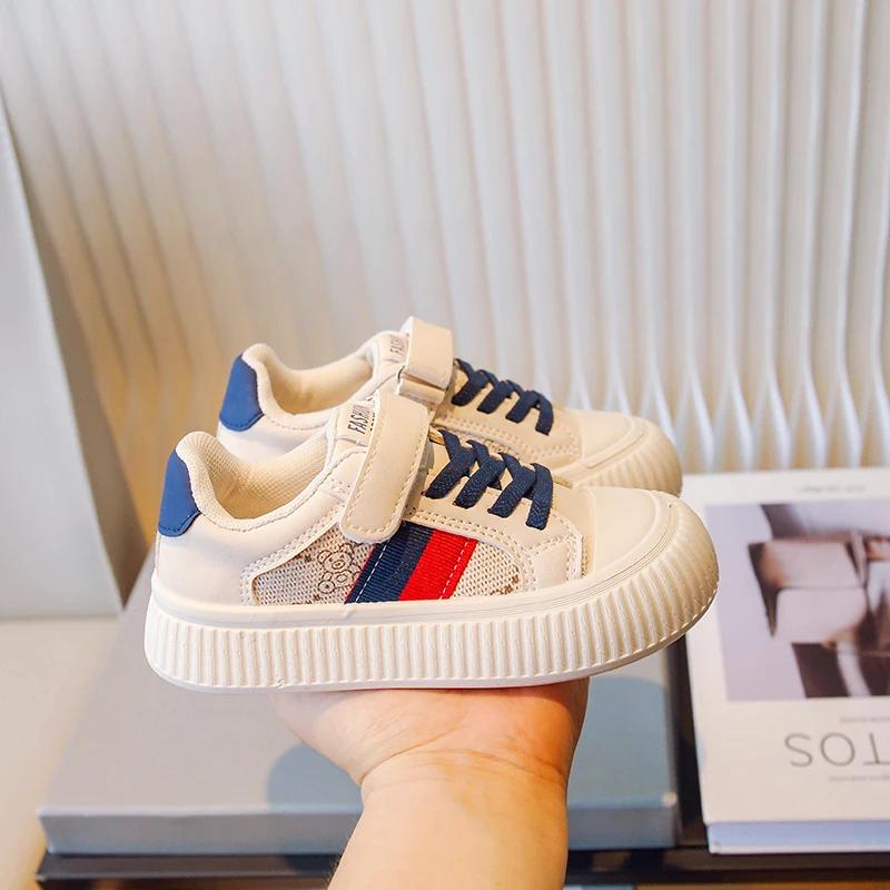 Children Breathable Mesh Running Shoes Baby Comfortable Sports Shoes Boys Casual Sneaker Children's Popular Outdoor Sports Shoes