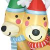 Santa Claus Christmas Decoration, 1.2 m, Self-Inflating, LEDs, incl. Blower, Red + White
