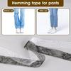 300/60M Adhesive Fabric Fusing Tape Iron On Hem Tape Pants Jean Clothes Trousers Edge Shorten DIY Sewing Tools Hemming Strips