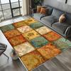 Patchwork Vloerkleed Mat Tapijt Geometrisch Bloemen Etnisch Kleurrijk Vlinder Duurzaam Woondecoratie Woonkamer Eetkamer Vloermat