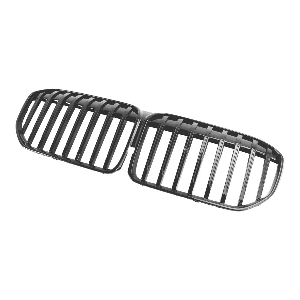 Gloss Black Front Grill Grille Fit BMW 7 Series G11 G12 2019-2022 Single Slat