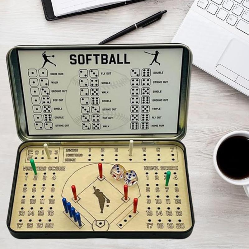 Baseball Reisespiel Fußball Knöchel Würfel Tischspiel Für Erwachsene Oder Kinder Outdoor Indoor Familien Spielabend Party Interaktionsspielzeug